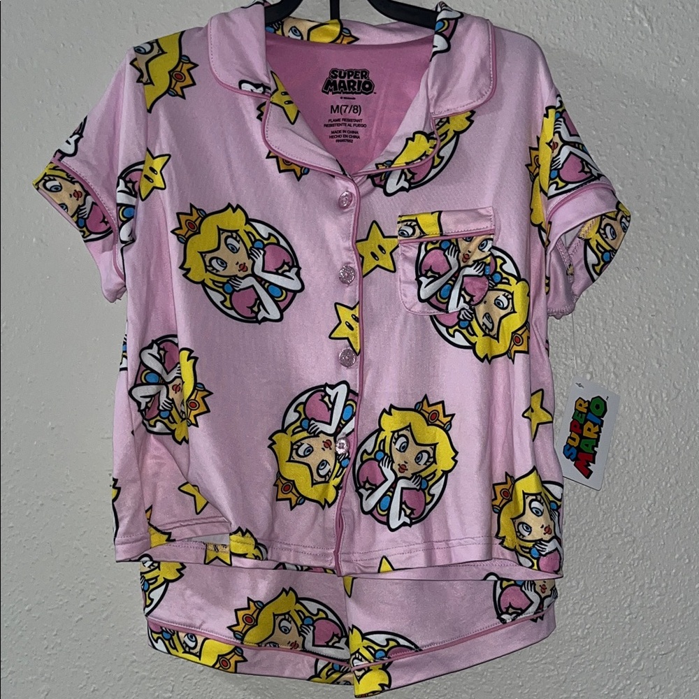 Super Mario Pink Pajama set